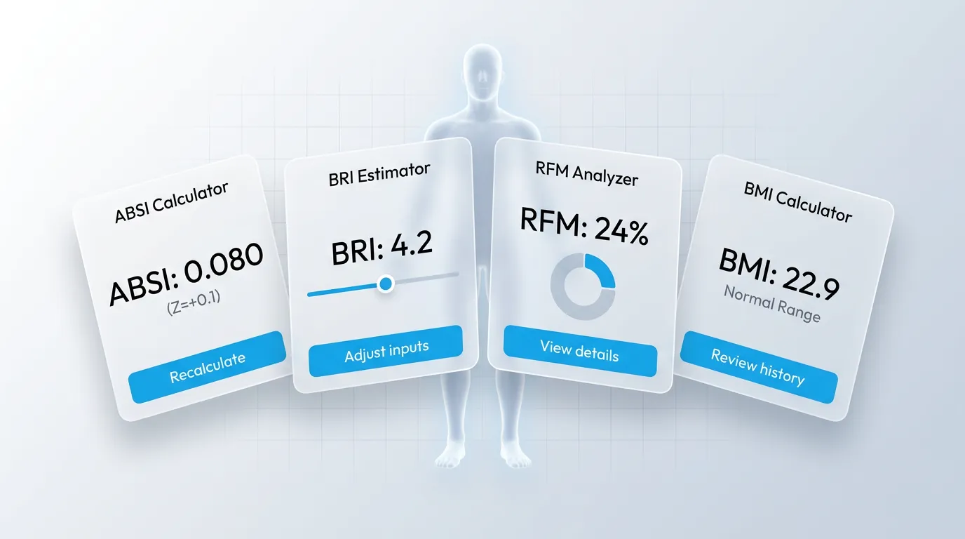 ABSI Calculator: A Body Shape Index & Mortality Risk | VisualBody Lab