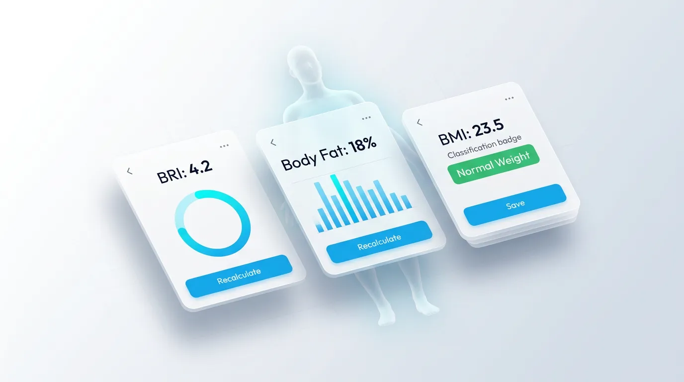 Clinical Body Roundness Index Calculator (BRI) | VisualBody Lab